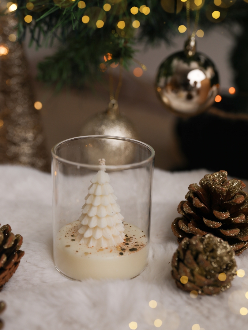 Mini bougies mon sapin de Noël