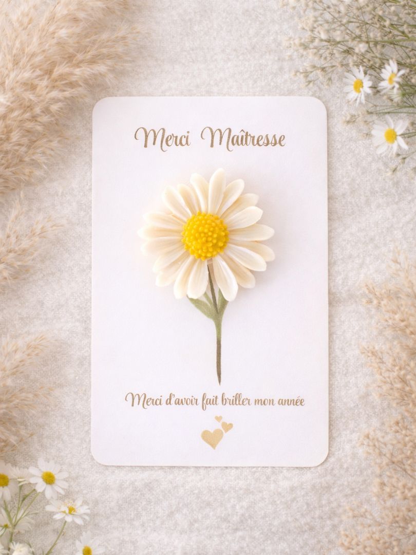 Carte à offrir "Merci maîtresse"