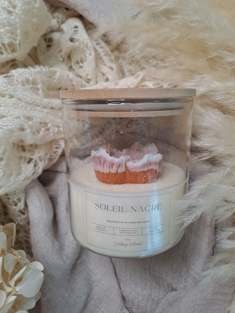 Grande bougie - Soleil nacré (Bergamote, muguet)